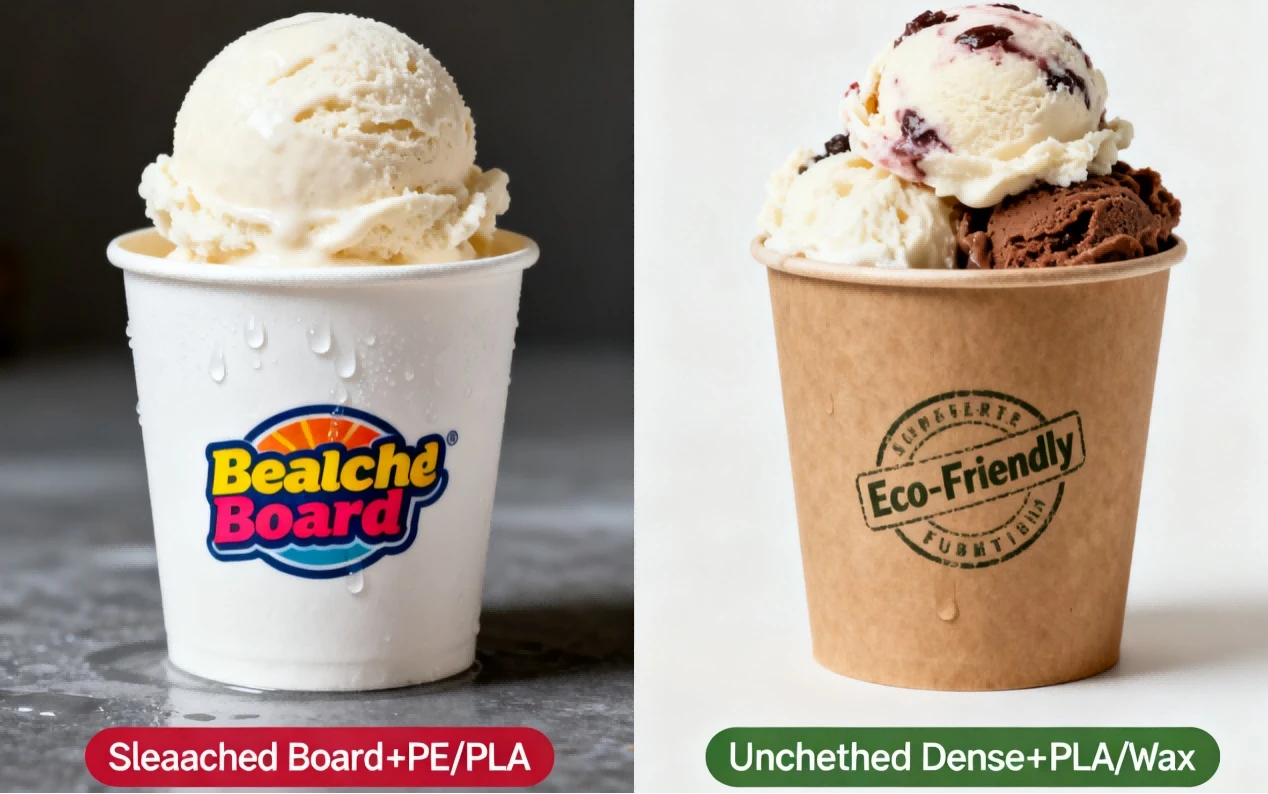 Kraft Paper Ice Cream Cups 4 Kraft Paper Ice Cream Cups 4